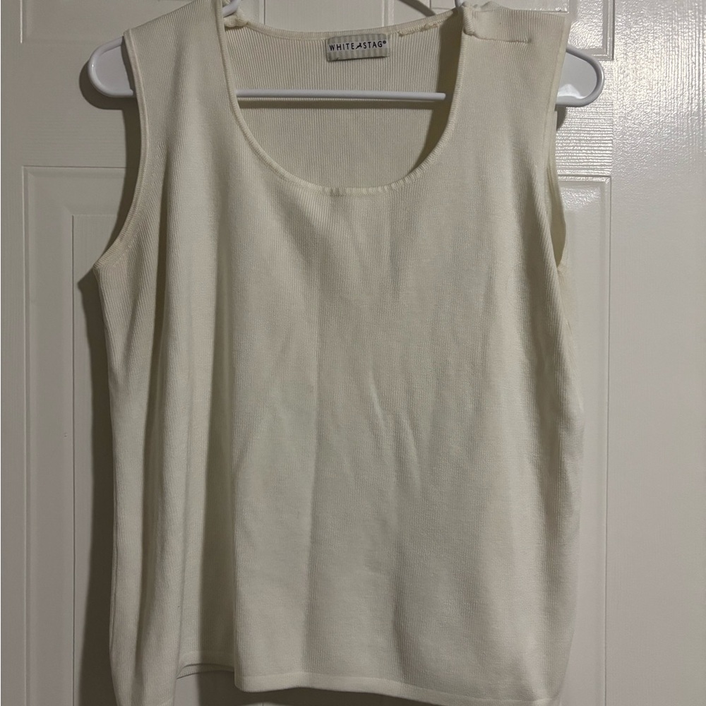 White Stag Cream Tank Top